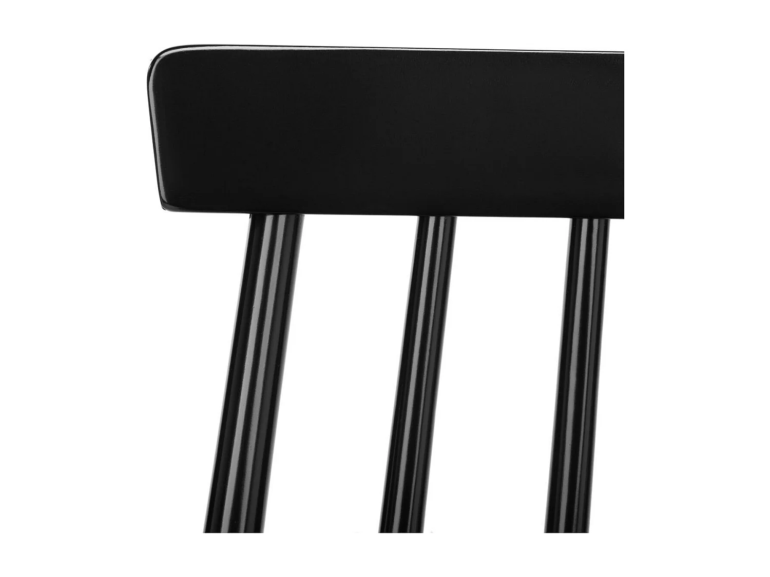 Lot de 2 Tabourets de bar Noir 45 x 50 x 100 cm - Beaufort