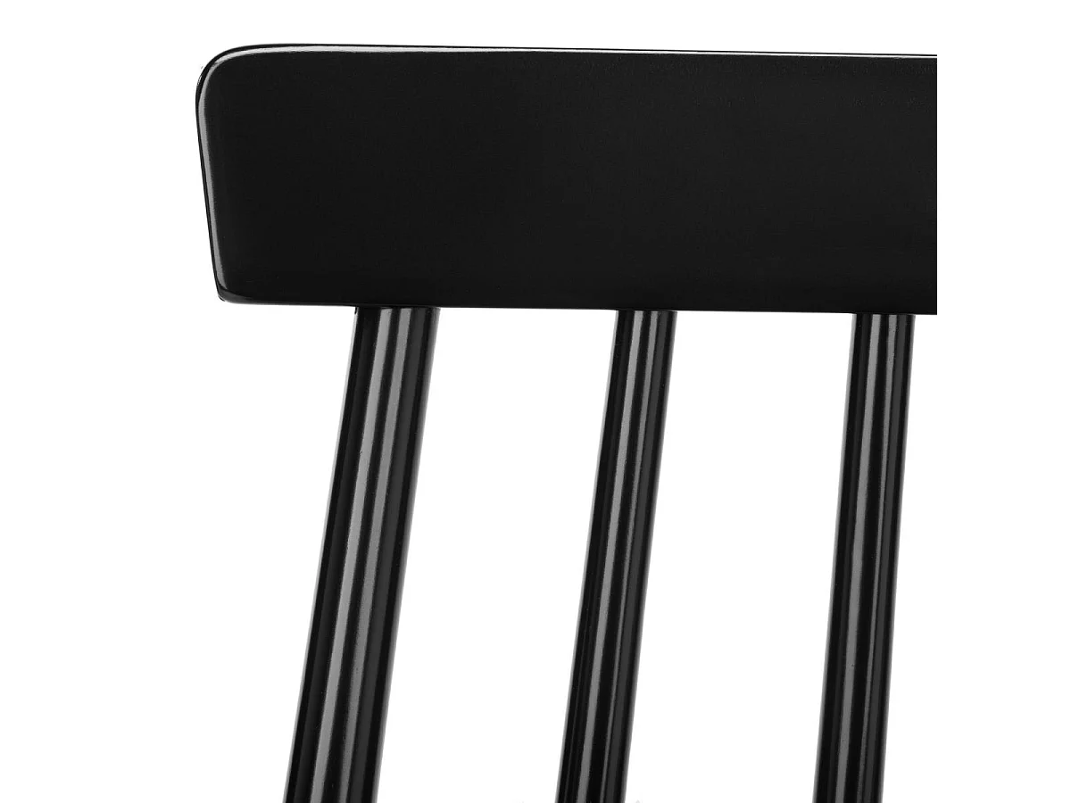 Lot de 2 Tabourets de bar Noir 45 x 50 x 100 cm - Beaufort