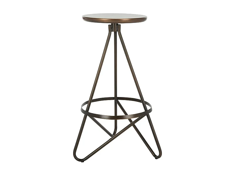 Tabouret de bar & de comptoir Cuivre antique 43 X 46 X 76.2 cm - Olar
