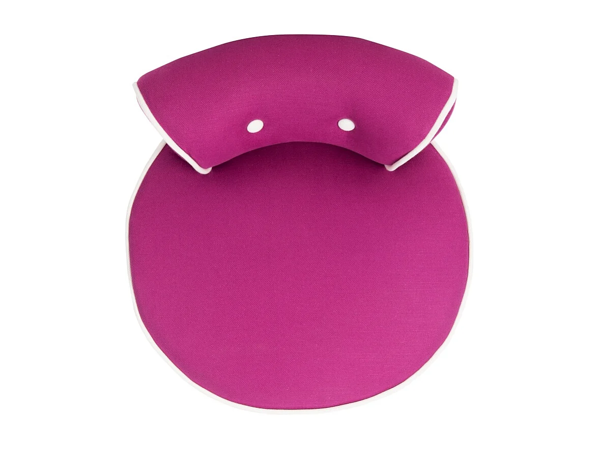 chaise Fuchsia et crème 48 X 45 X 57.91 cm - Mariann