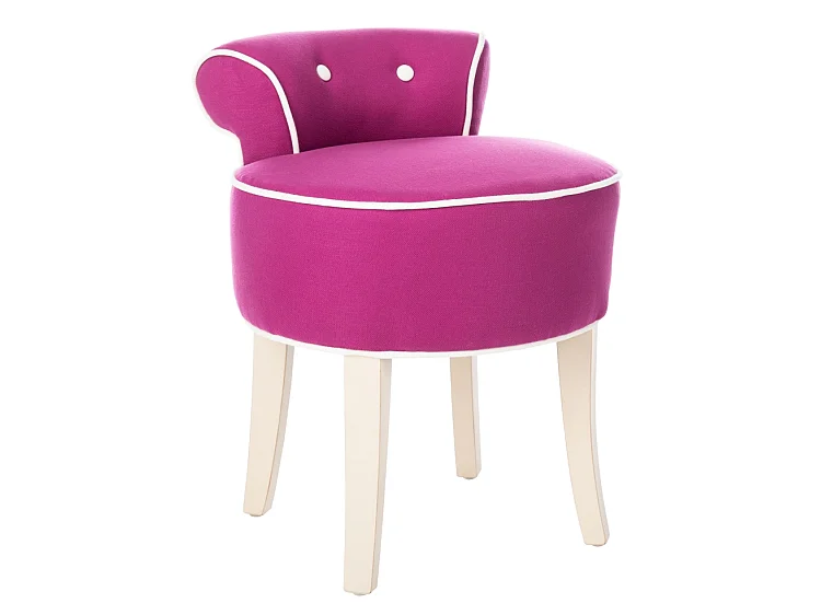chaise Fuchsia et crème 48 X 45 X 57.91 cm - Mariann