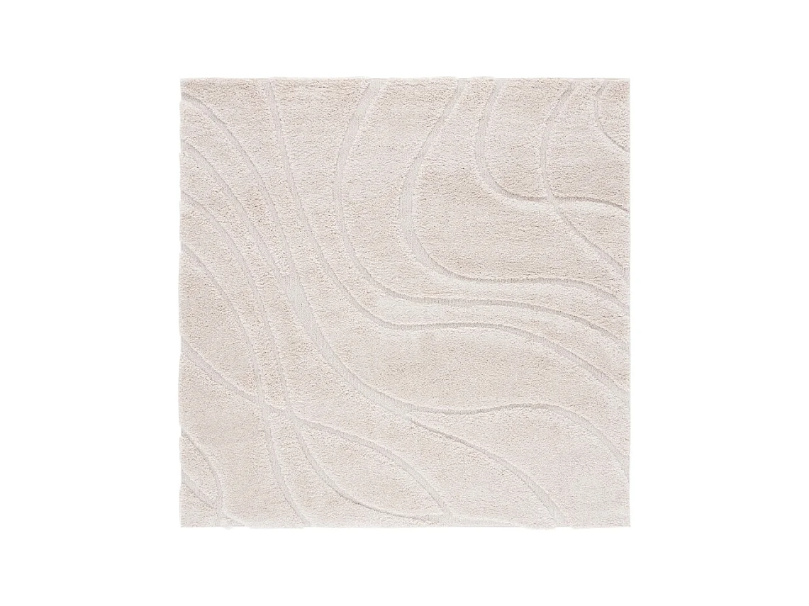 Tapis Crème/Crème 122 X 122 cm - Naples