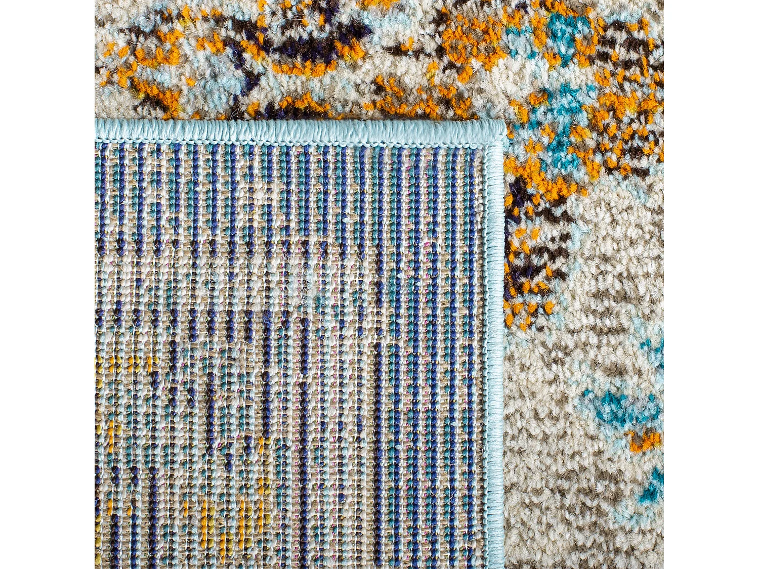 Tapis Bleu/Bleu clair 183 X 274 cm - Malaya