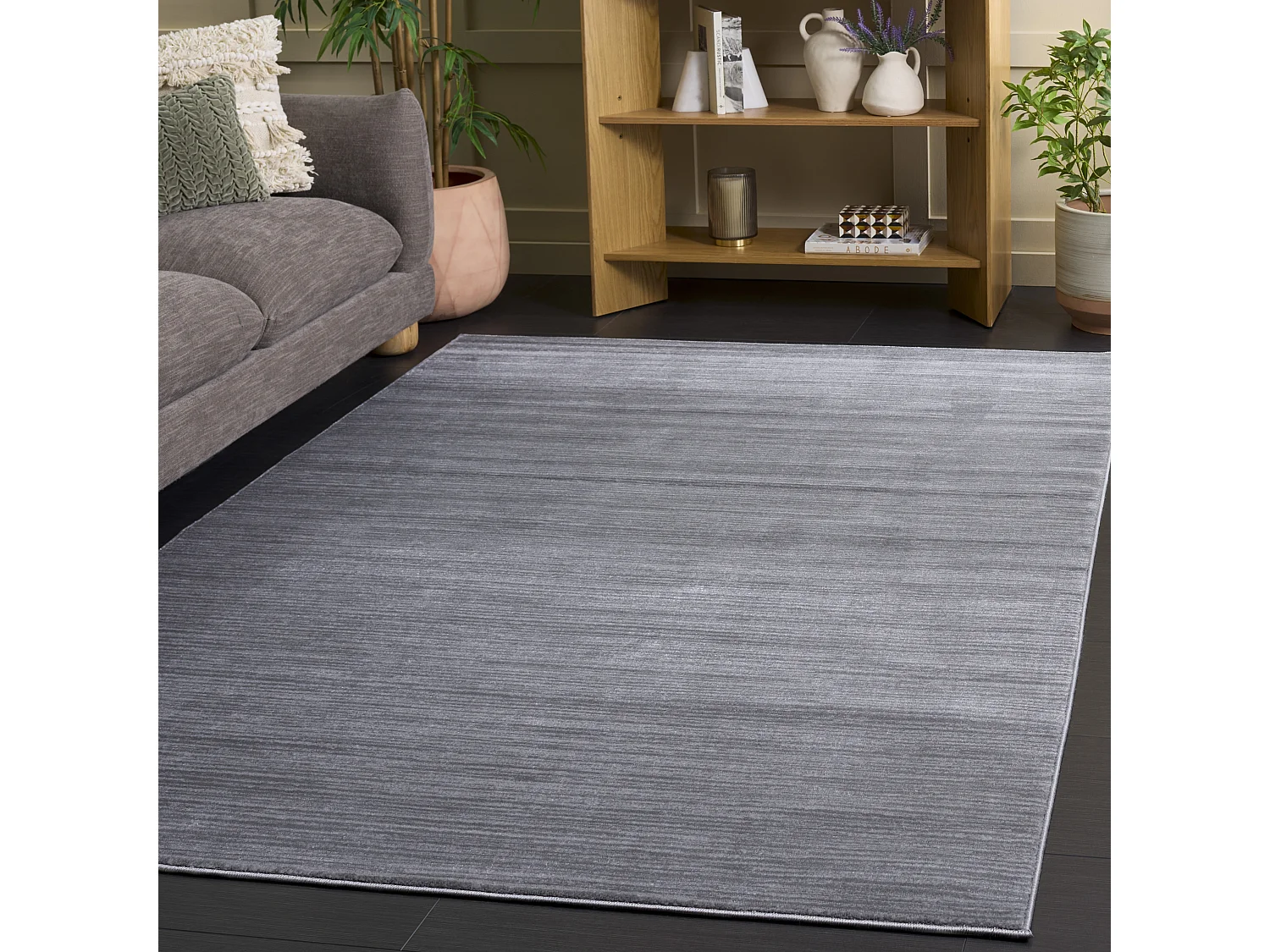 Tapis Gris 122 X 183 cm - Valentine