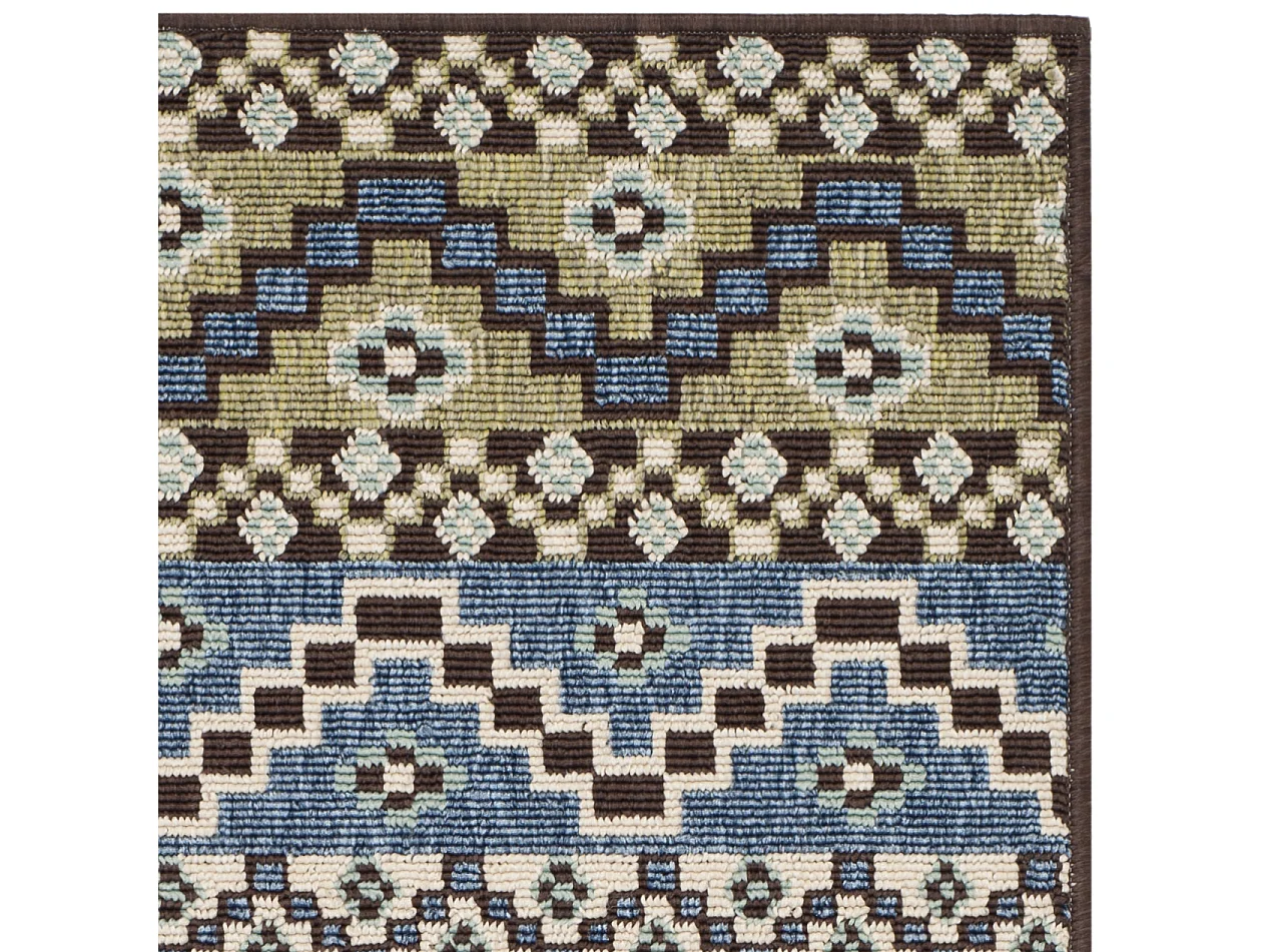 Tapis Bleu/Neutre 160 X 231 cm - Una