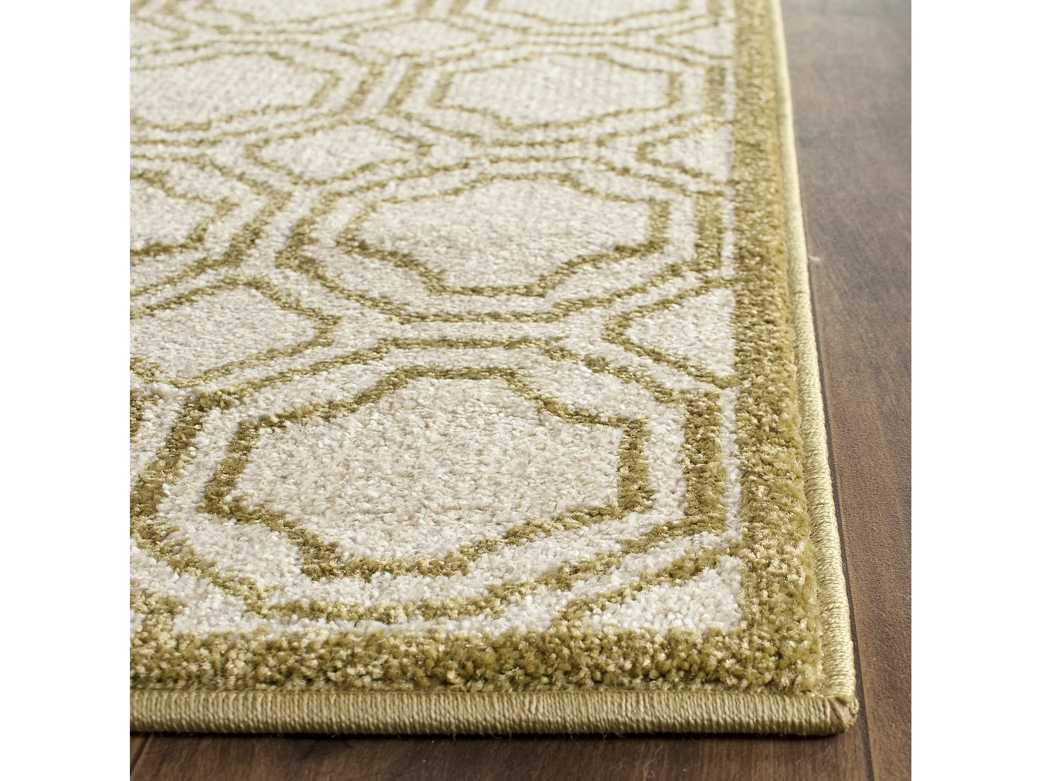 Tapis Neutre/Vert 69 X 213 cm - Ferrat