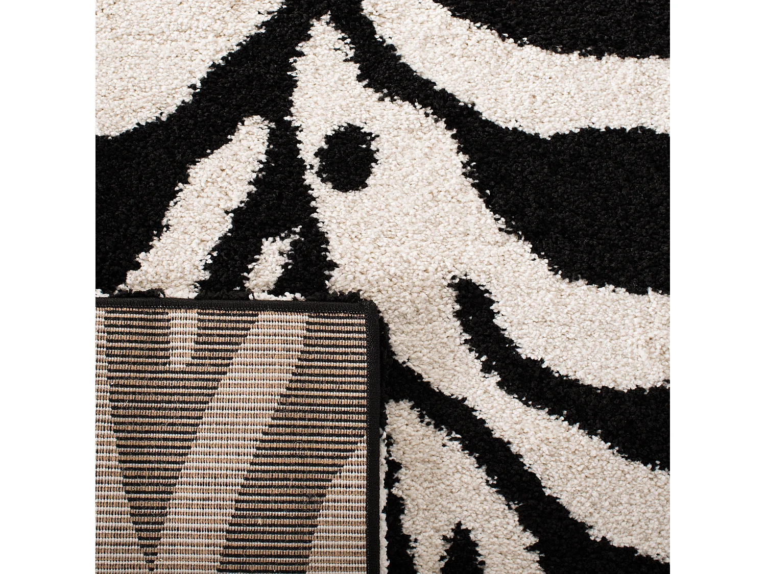 Tapis Ivoire/Noir 61 X 91 cm - Nottington