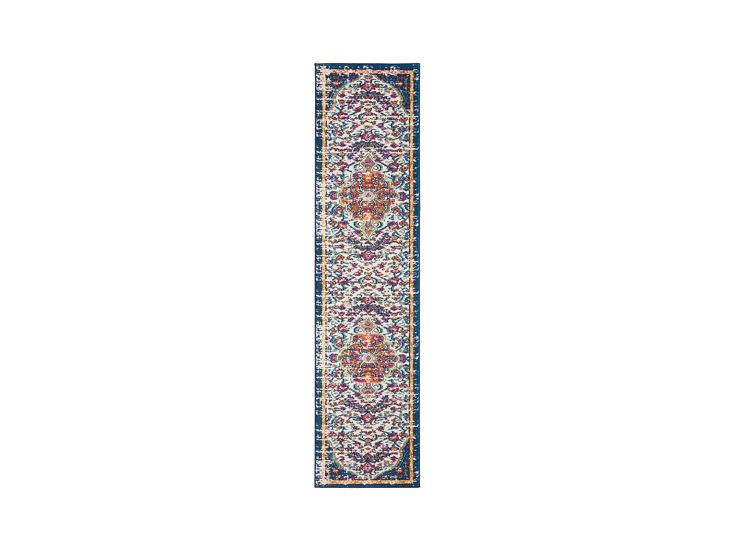Tapis Ivoire/Orange 66 X 183 cm - Maia