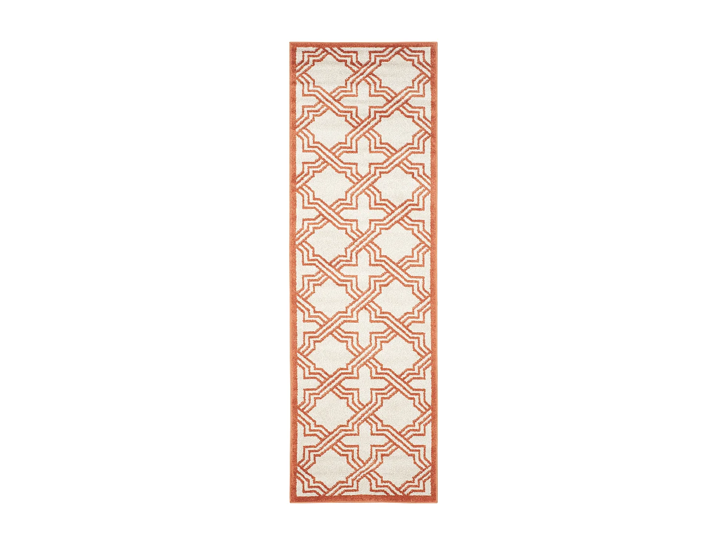 Tapis Neutre/Orange 69 X 213 cm - Casey