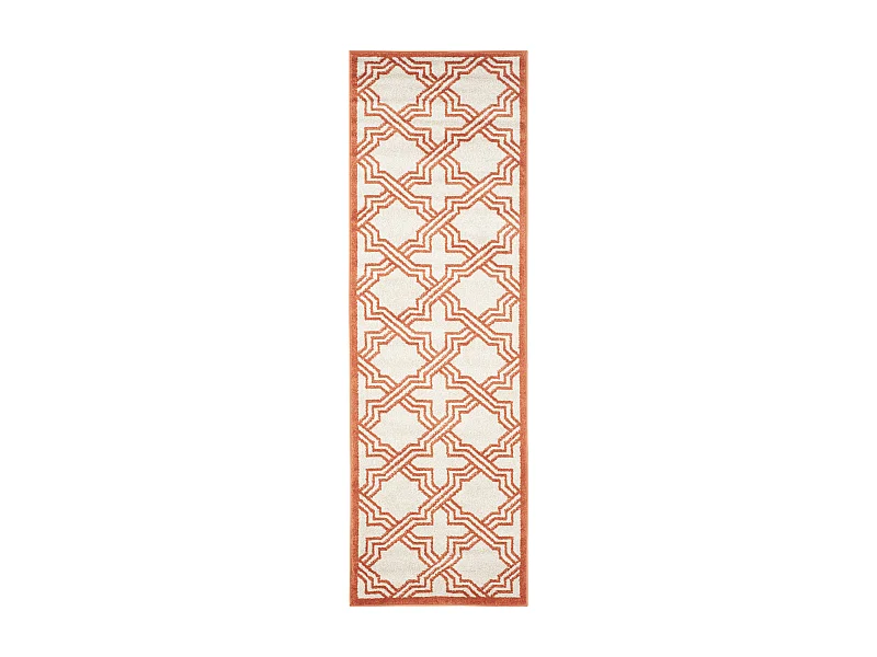 Tapis Neutre/Orange 69 X 213 cm - Casey