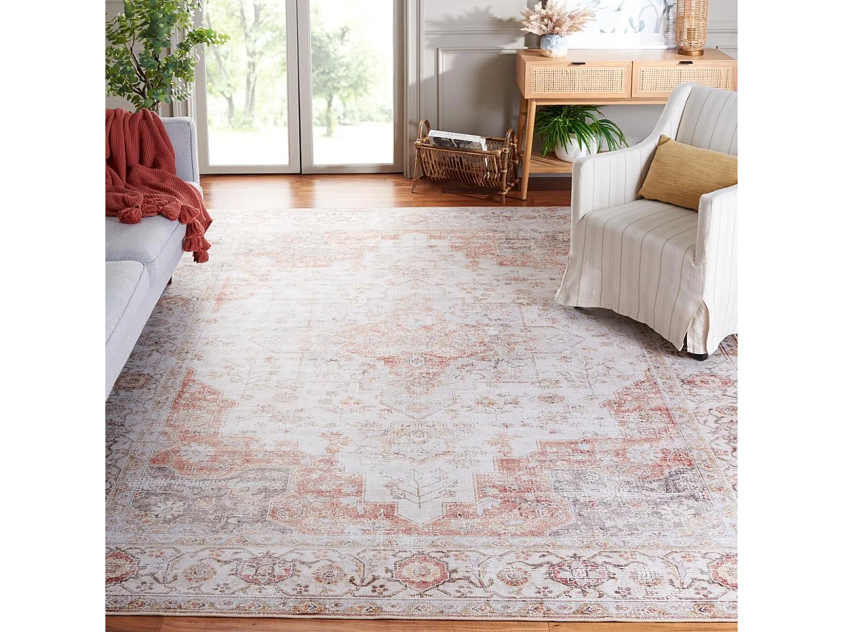Tapis Gris clair/Rouille 244 X 305 cm - Primrose