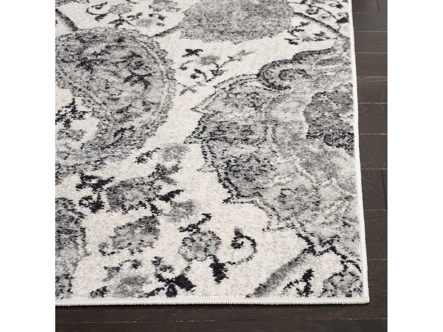 Tapis Crème/Argent 122 x 183 cm - Mischa