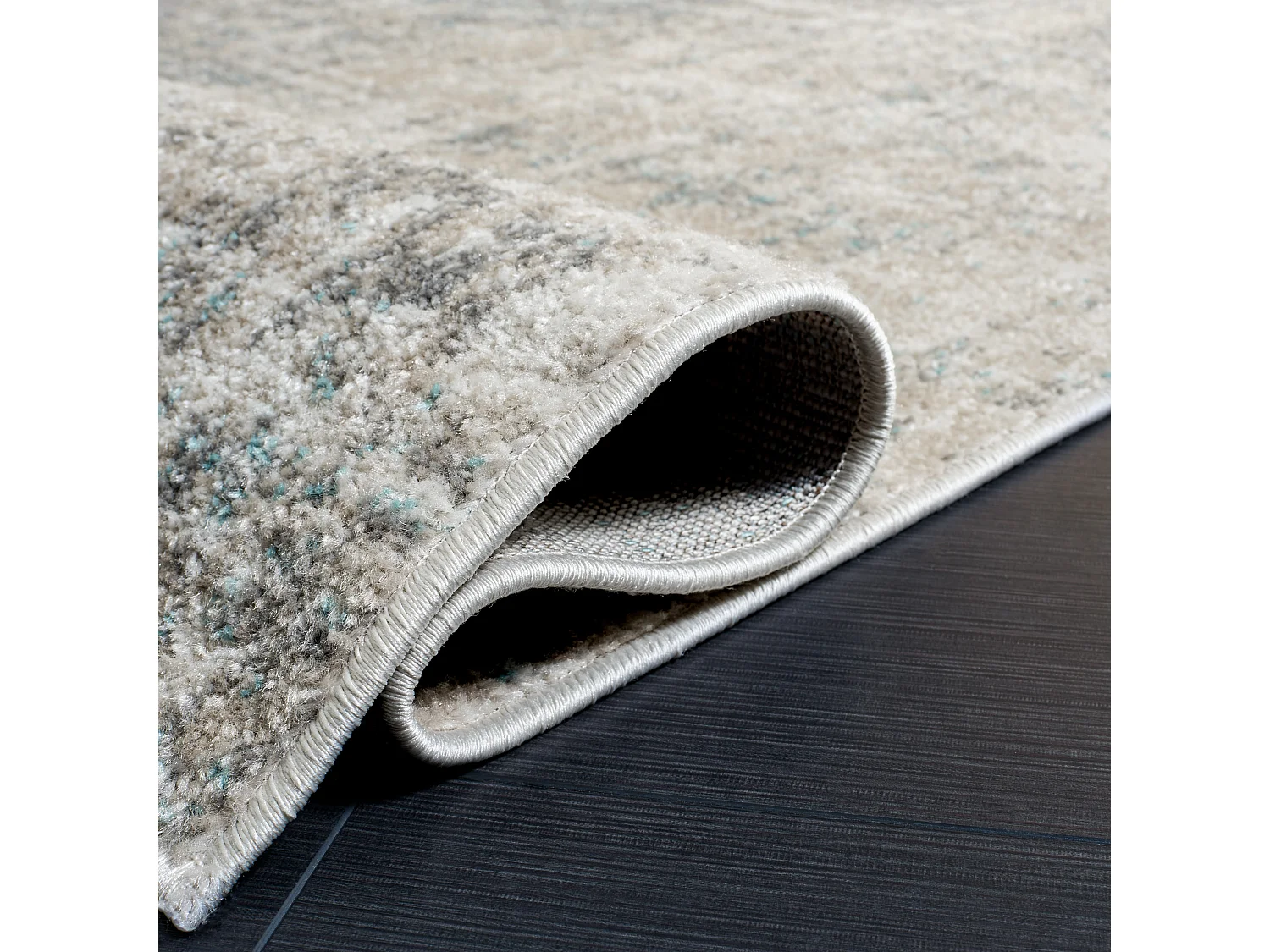 Tapis Beige/Gris Ardoise 91 X 152 cm - Brianna