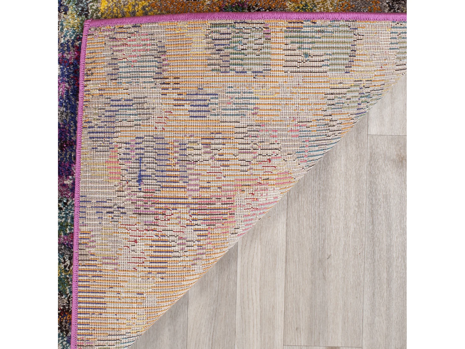 Tapis Rose/Multicolore 91 X 152 cm - Alec