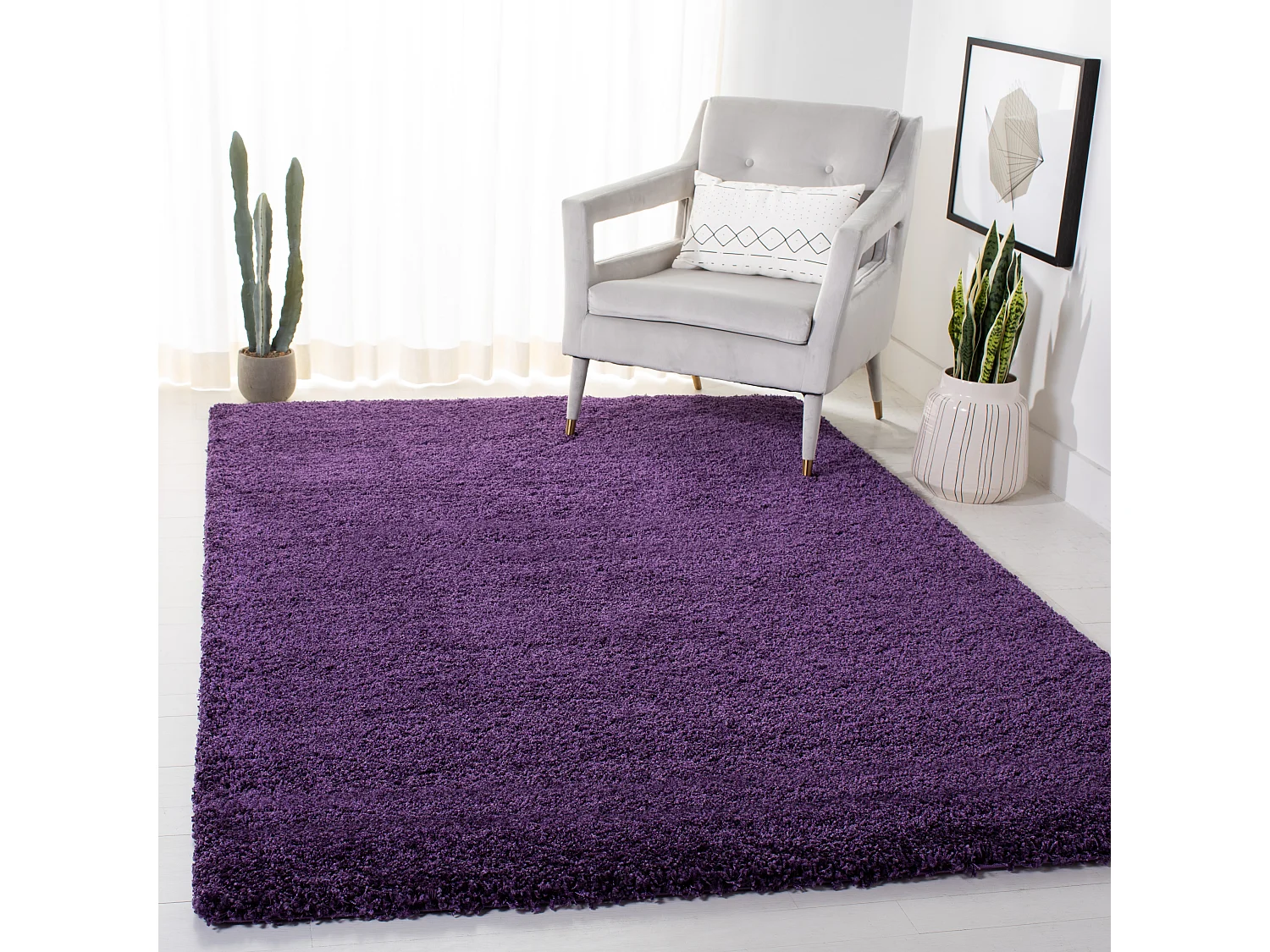 Tapis Violet 122 X 183 cm - Bowery