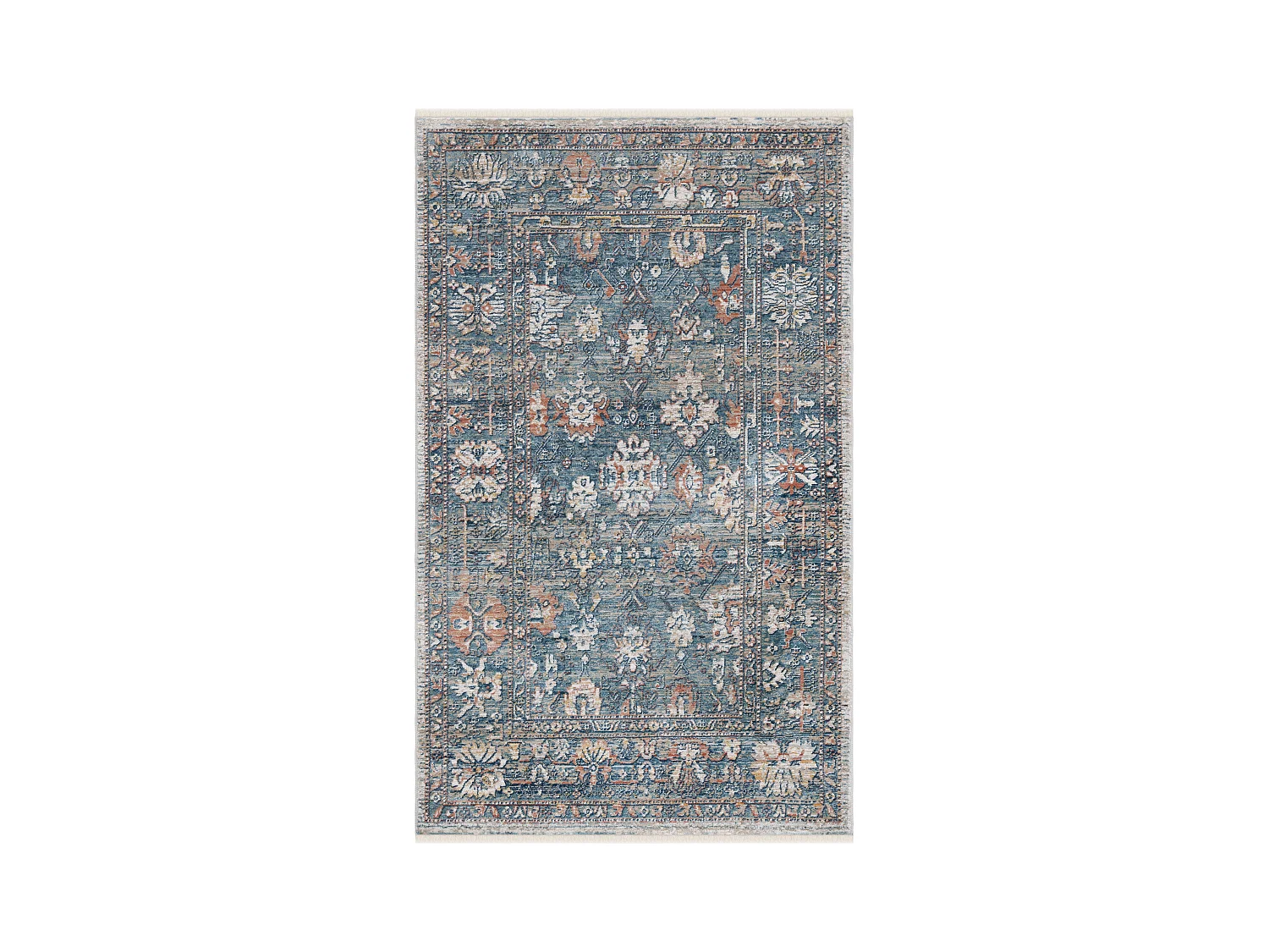 Tapis Bleu/Neutre 91 X 152 cm - Charleigh