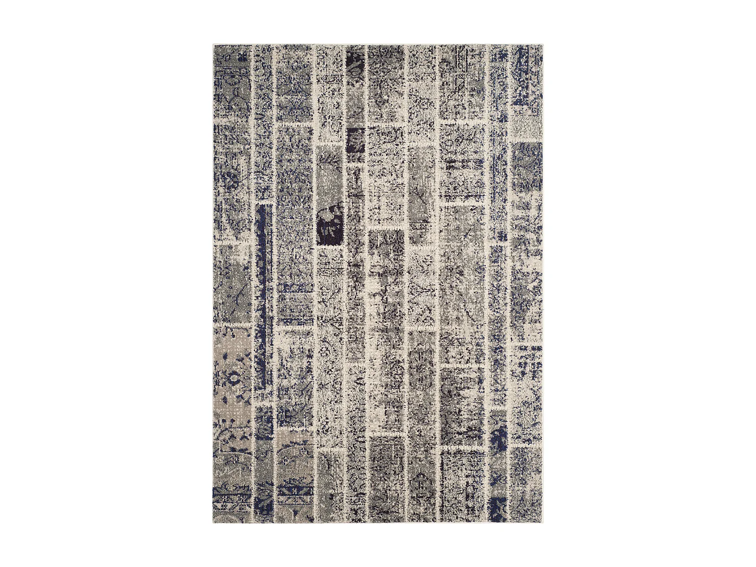Tapis Gris/Multicolore 122 X 170 cm - Effi