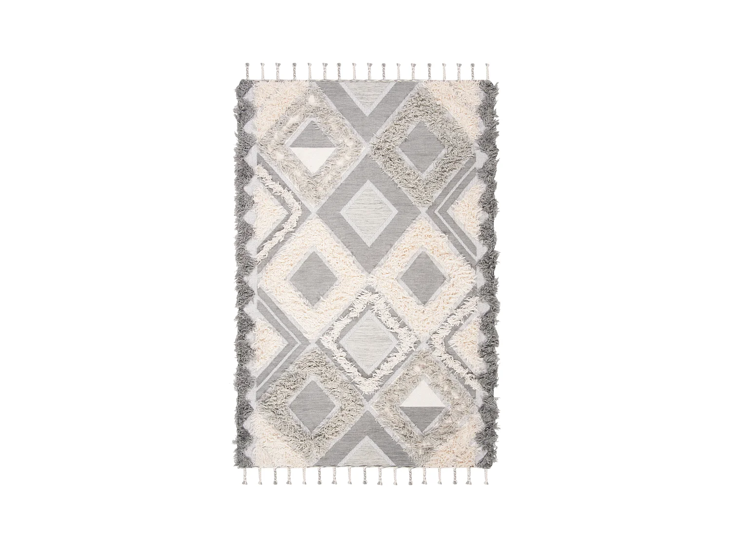 Tapis Gris/Neutre 183 X 274 cm - Breanna