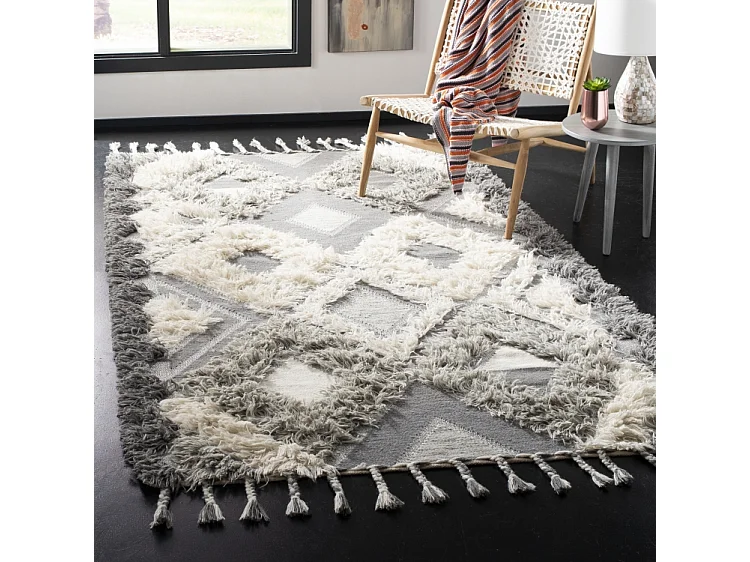 Tapis Gris/Neutre 183 X 274 cm - Breanna