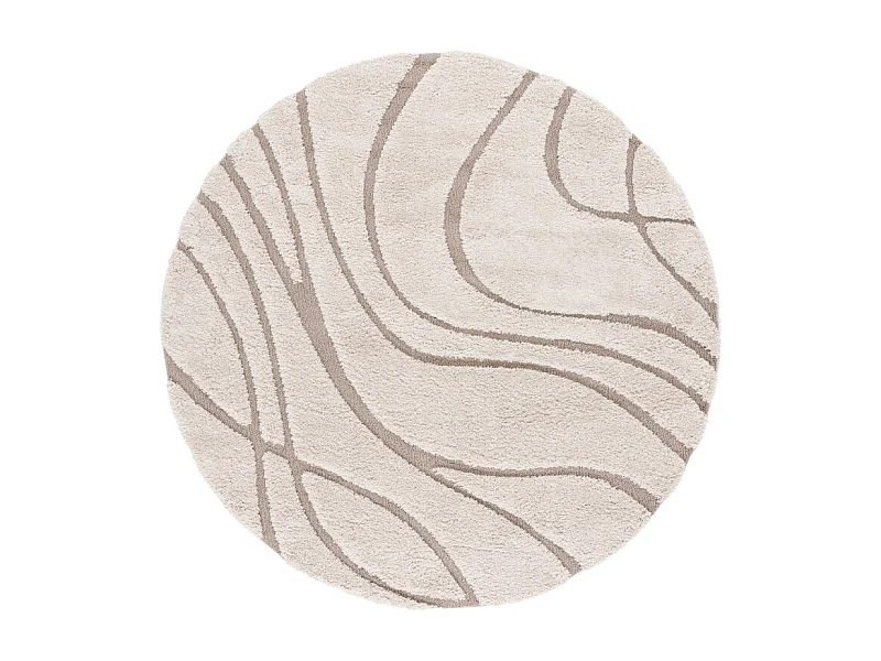 Tapis Crème/Beige 122 X 122 cm - Naples