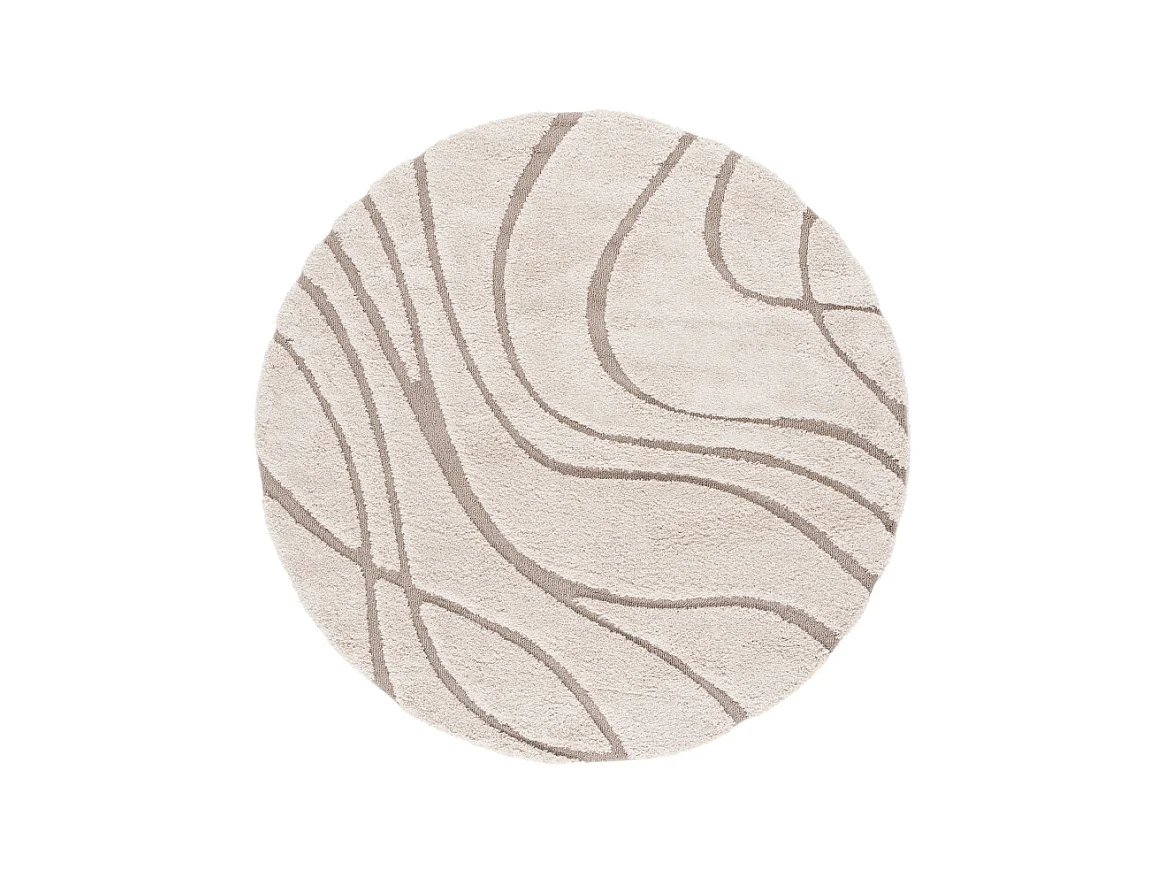 Tapis Crème/Beige 122 X 122 cm - Naples