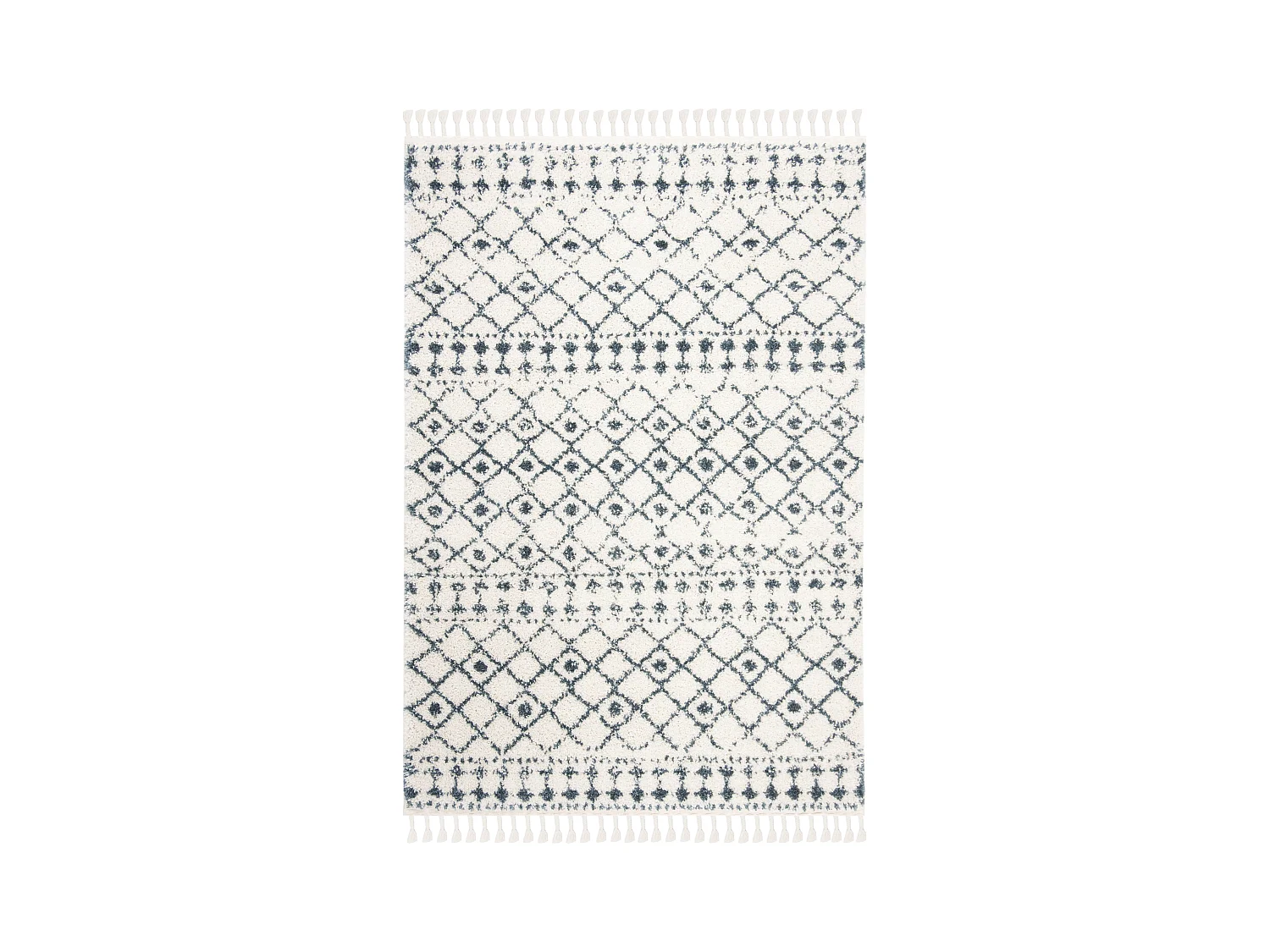 Tapis Neutre/Bleu 160 X 229 cm - Rabat