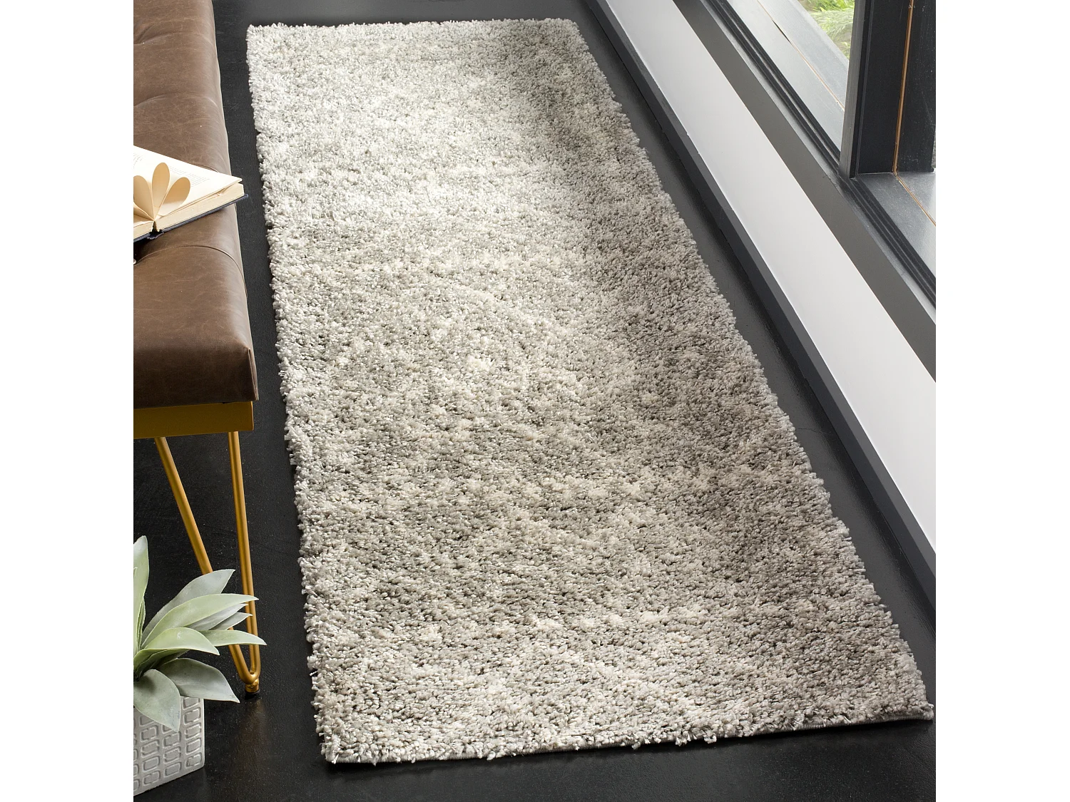 Tapis Gris/Neutre 69 X 244 cm - Fabia