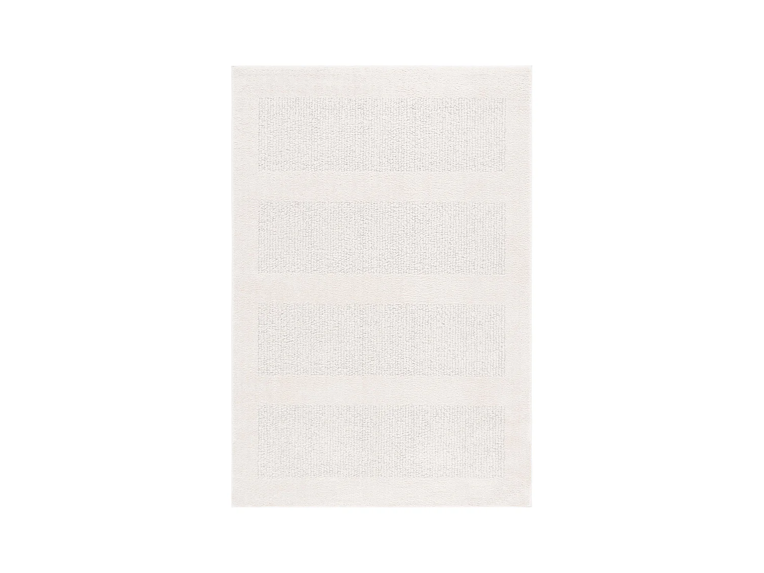 Tapis Ivoire/Gris 122 X 183 cm - Brezlyn