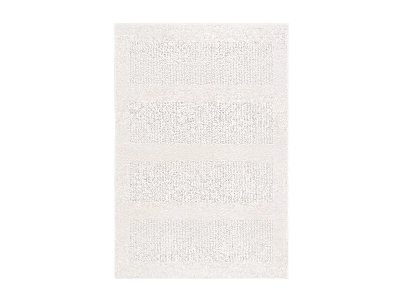 Tapis Ivoire/Gris 122 X 183 cm - Brezlyn