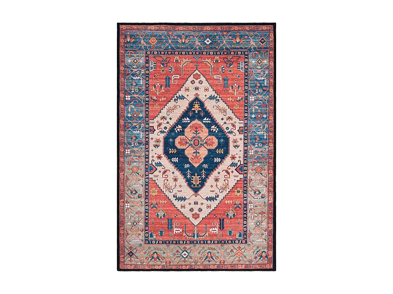 Tapis Rouille/Bleu 76 X 122 cm - Bishop
