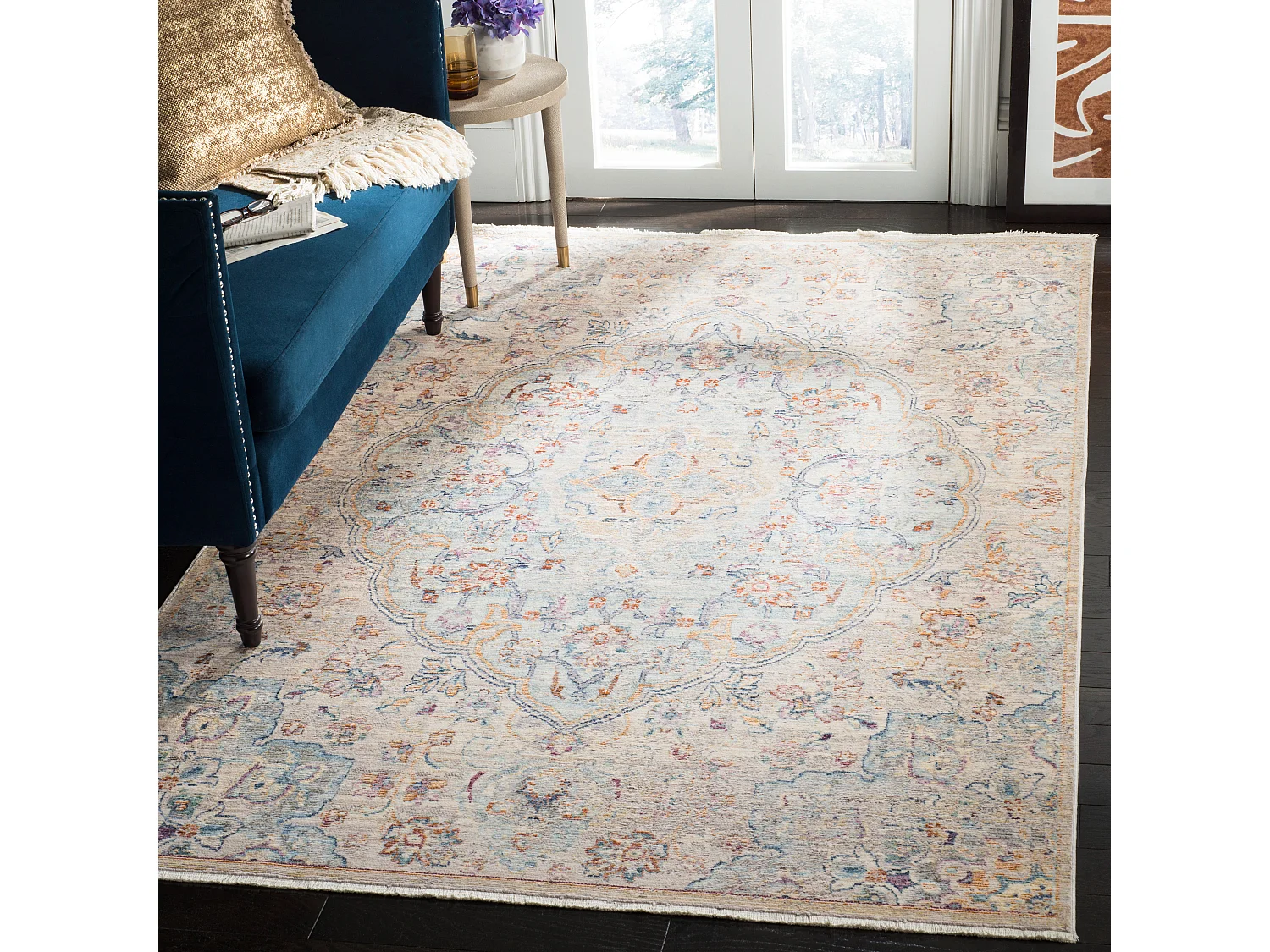 Tapis Bleu/Neutre 183 X 274 cm - Headley