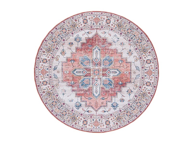 Tapis Beige/Bleu 183 X 183 cm - Tripp