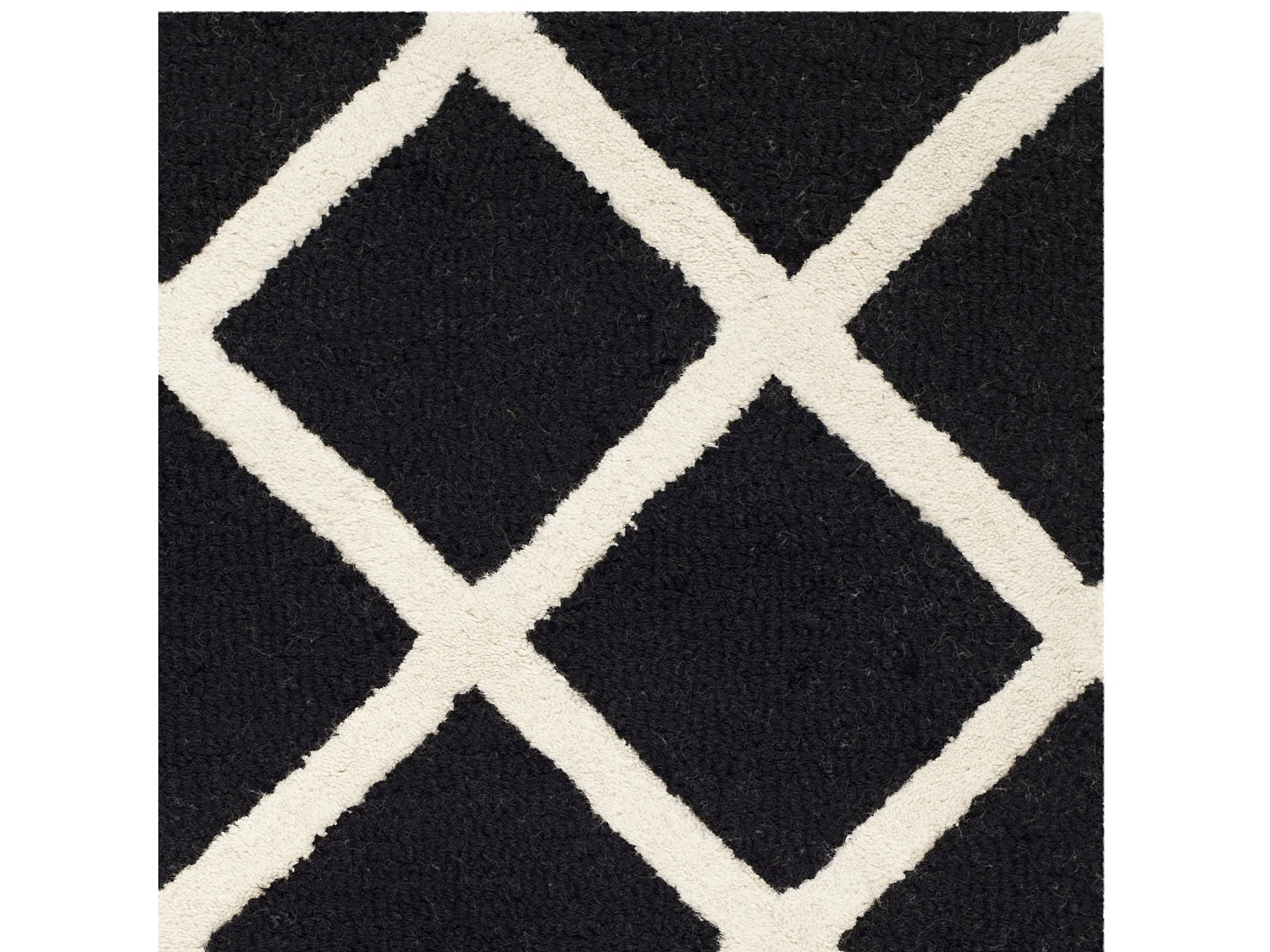 Tapis Noir/Neutre 183 X 274 cm - Sophie