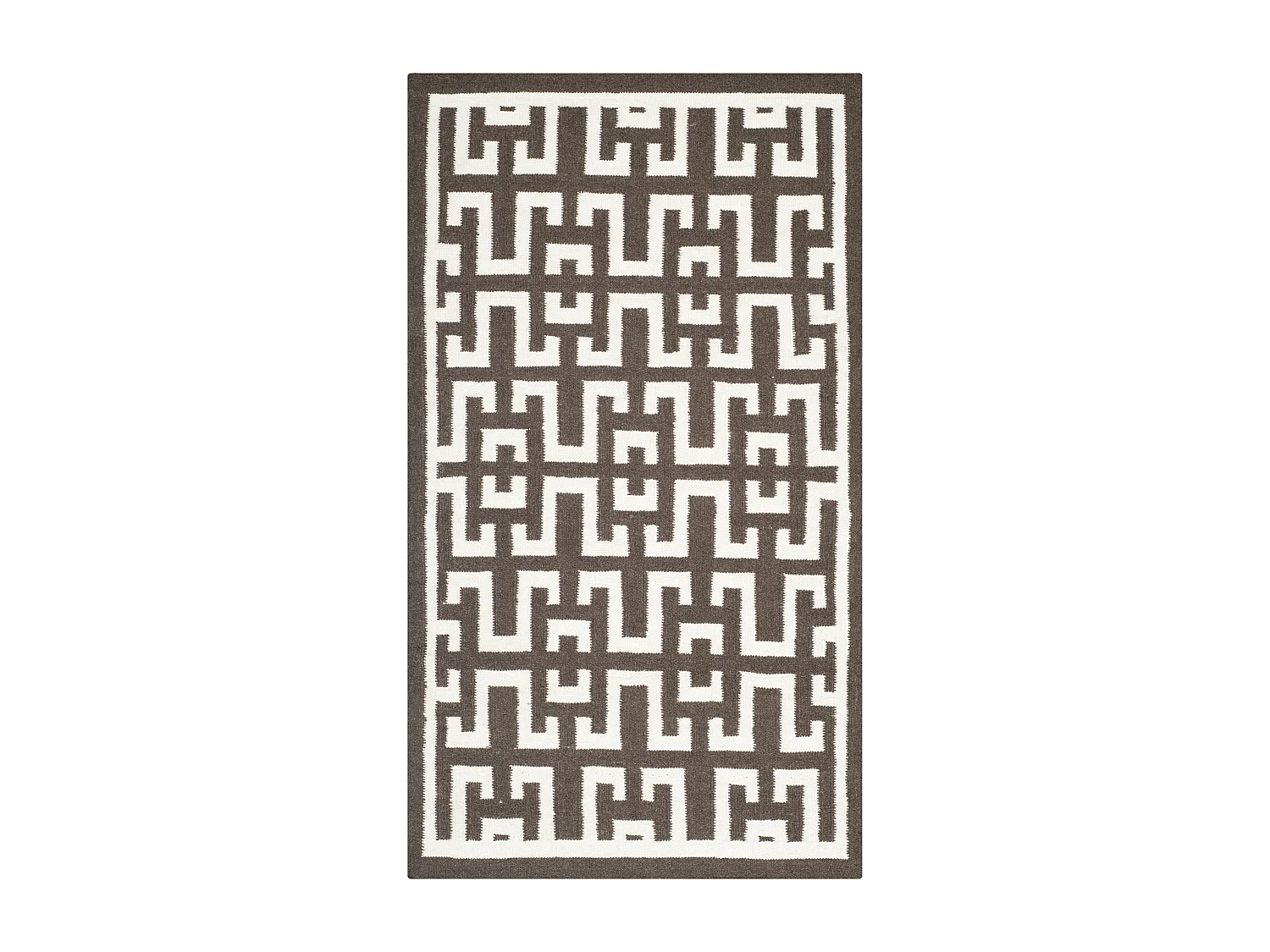 Tapis Marron/Neutre 91 X 152 cm - Safi