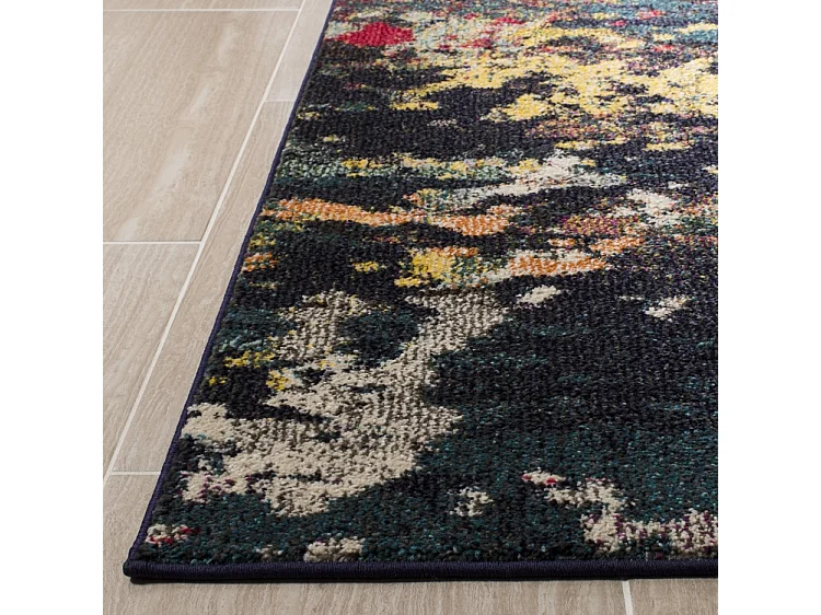 Tapis Marron/Bleu 122 X 170 cm - Poppy