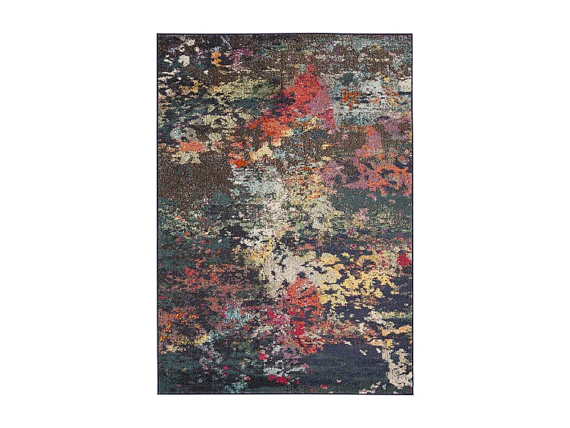 Tapis Marron/Bleu 122 X 170 cm - Poppy