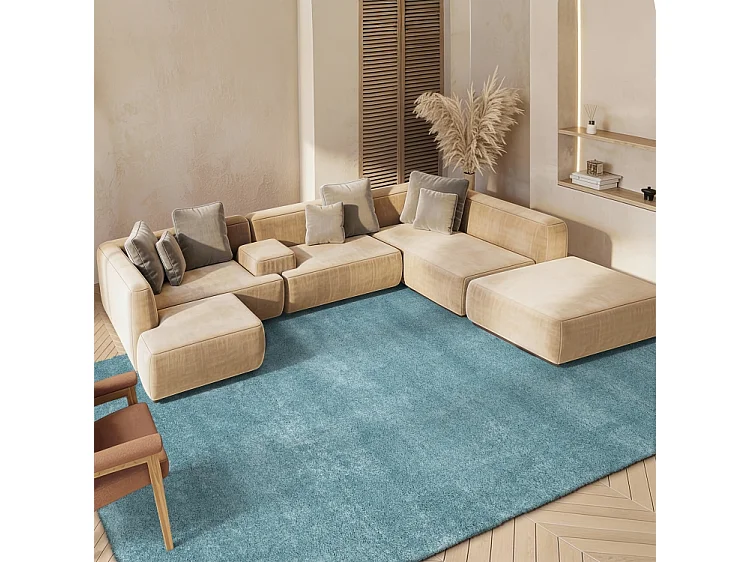 Tapis Bleu aquatique 236 x 305 cm - Bowery