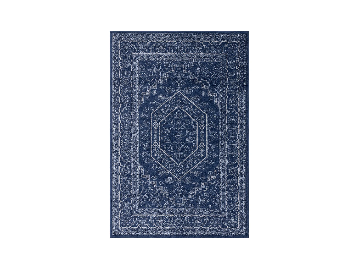 Tapis Bleu Marine/Neutre 183 X 274 cm - Arianwen
