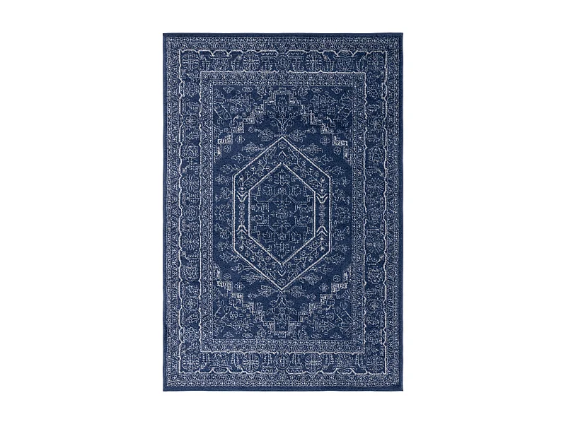 Tapis Bleu Marine/Neutre 183 X 274 cm - Arianwen