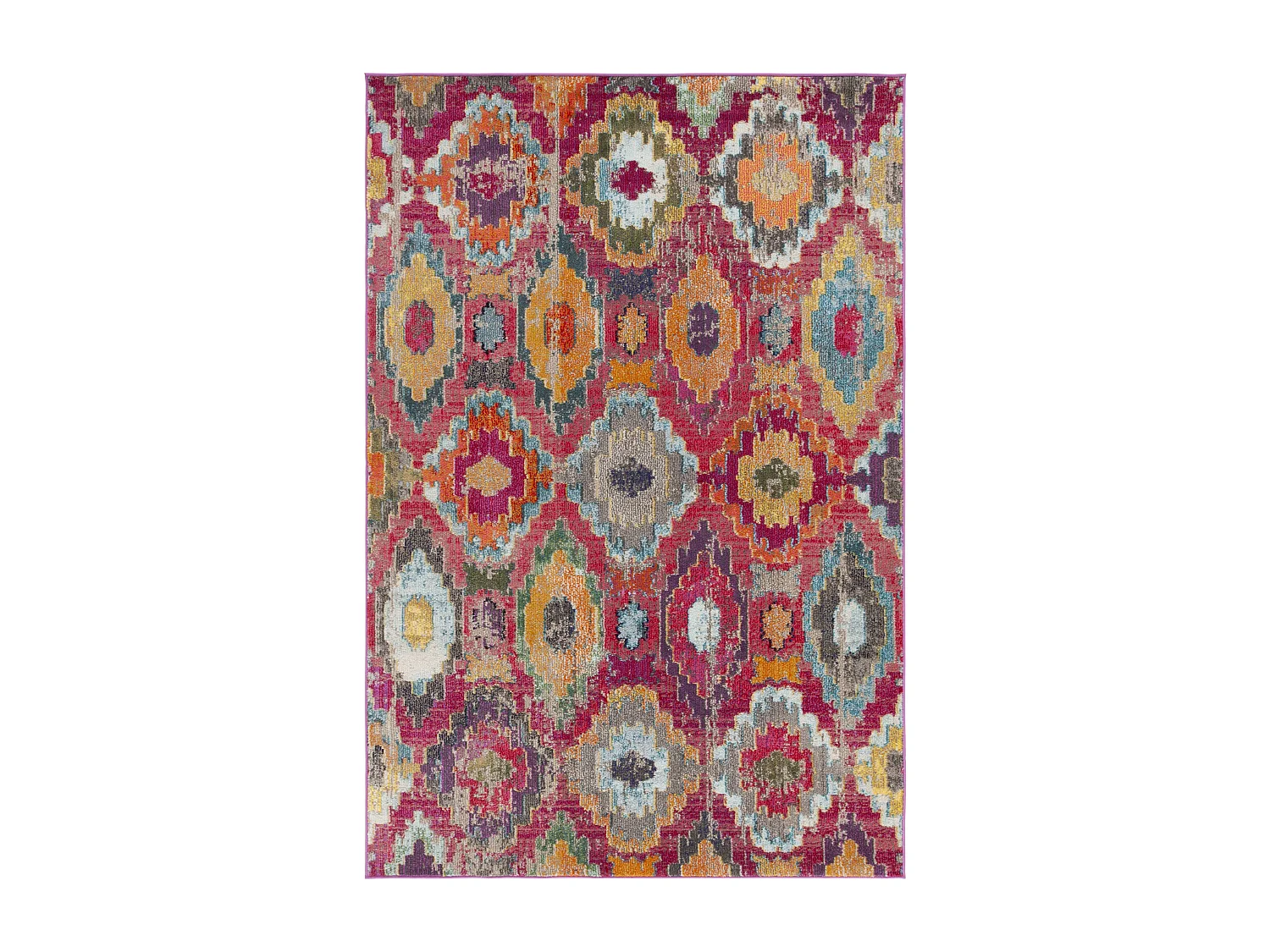 Tapis Rouge/Bleu 155 X 231 cm - Vanessa