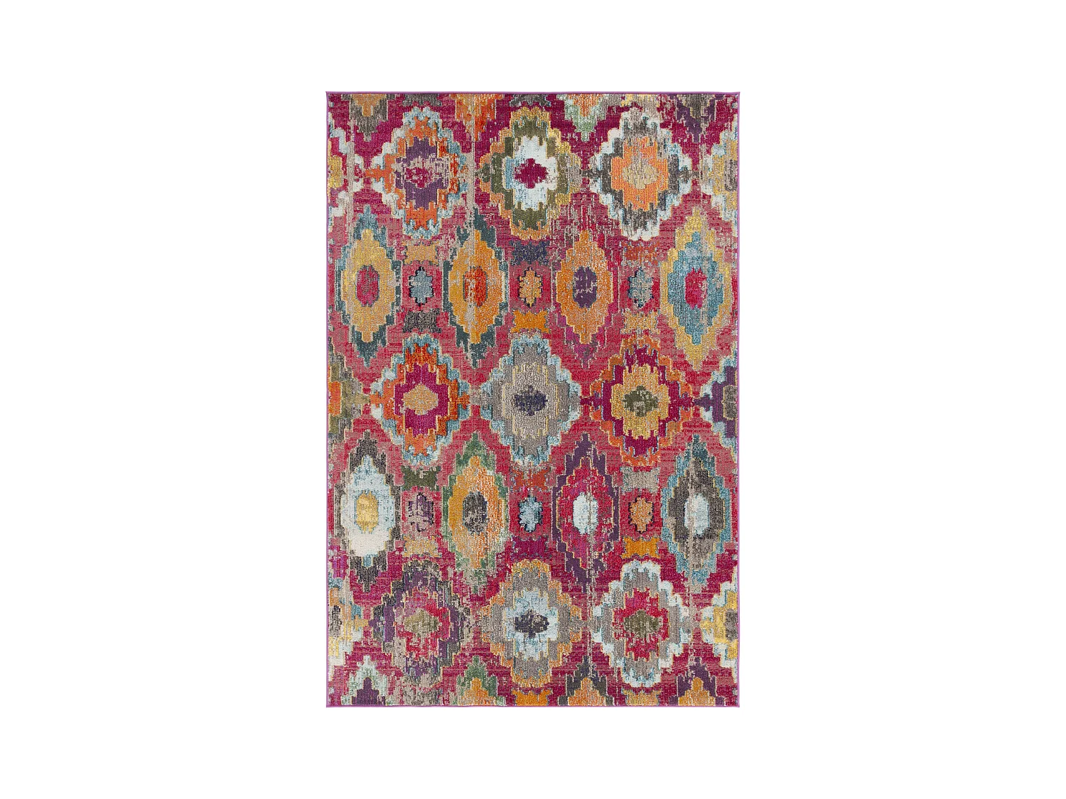 Tapis Rouge/Bleu 155 X 231 cm - Vanessa