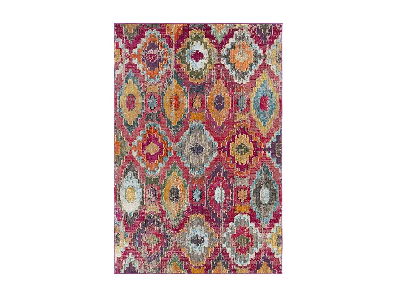 Tapis Rouge/Bleu 155 X 231 cm - Vanessa