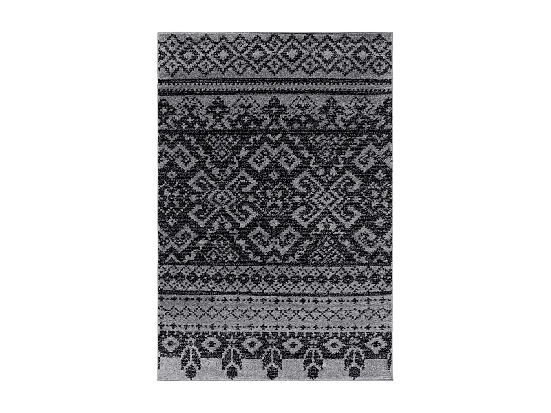 Tapis Gris/Noir 155 X 229 cm - Amina