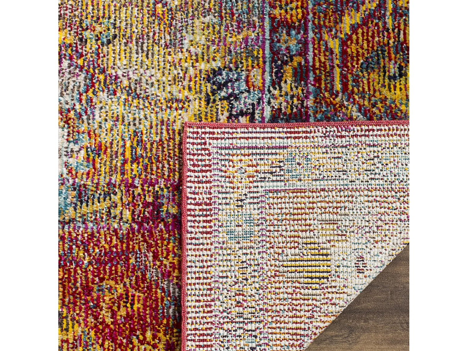 Tapis Bleu/Rose 66 X 213 cm - Daevon