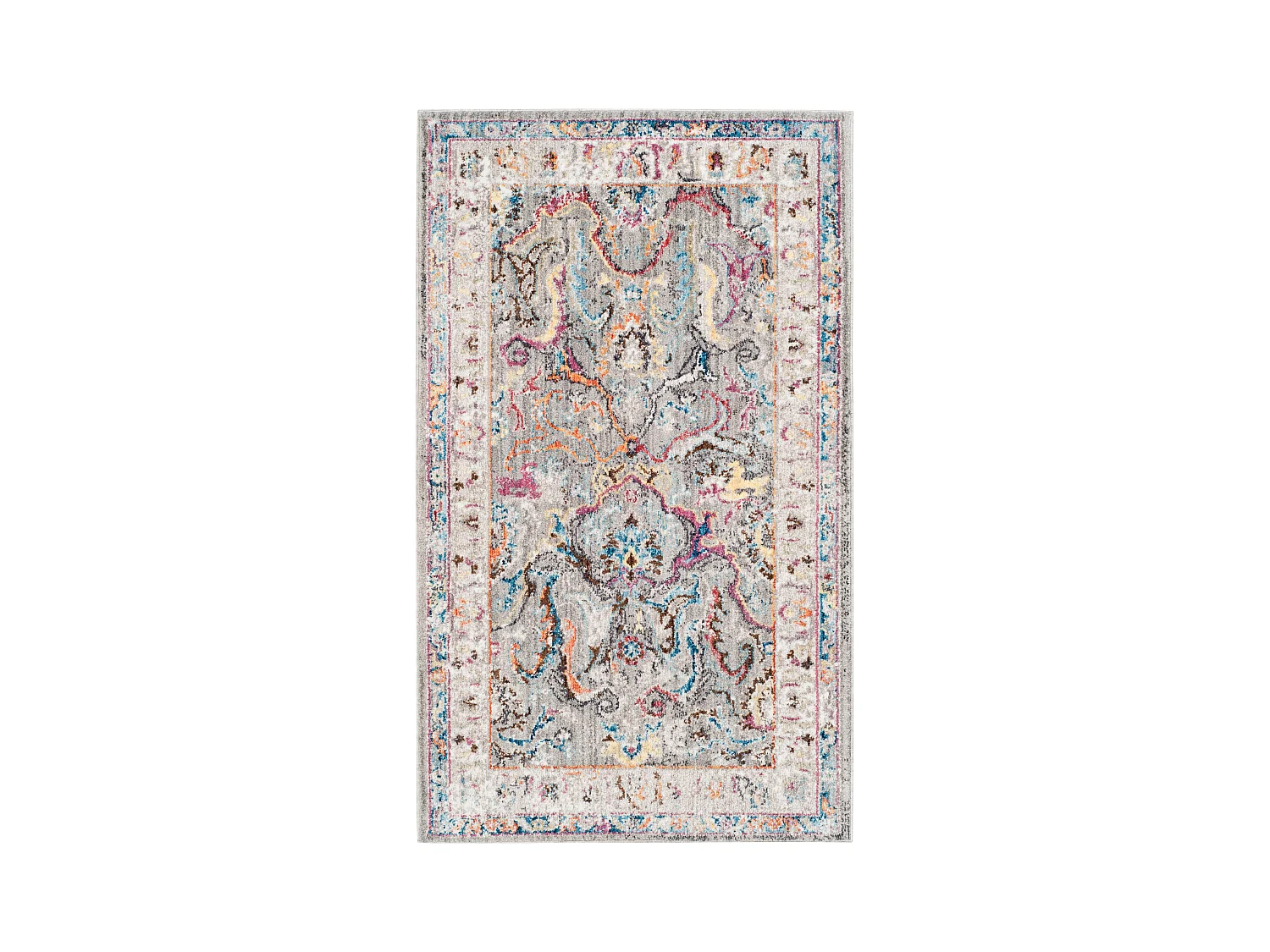 Tapis Gris/Neutre 91 X 152 cm - Morwenna