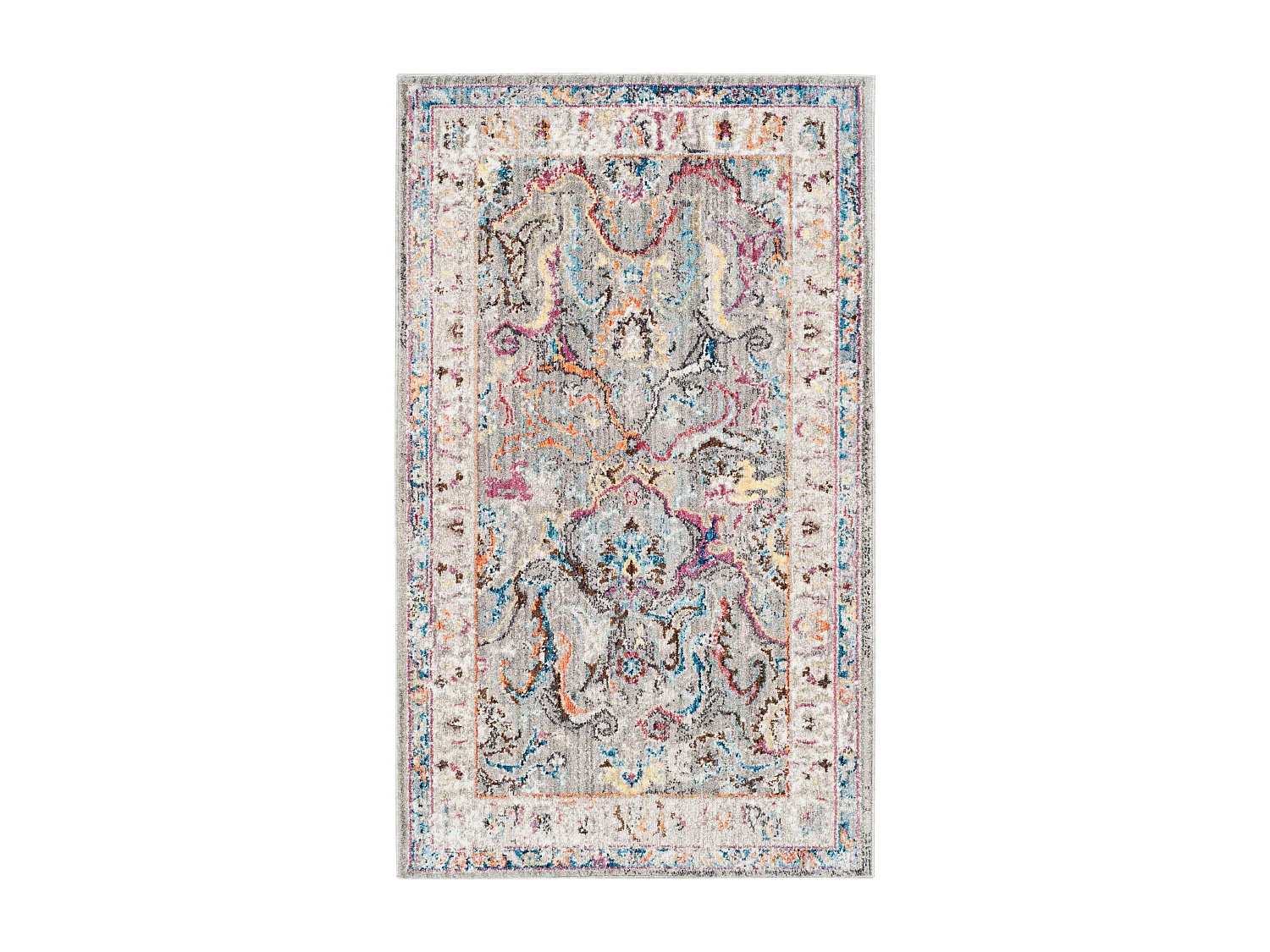 Tapis Gris/Neutre 91 X 152 cm - Morwenna