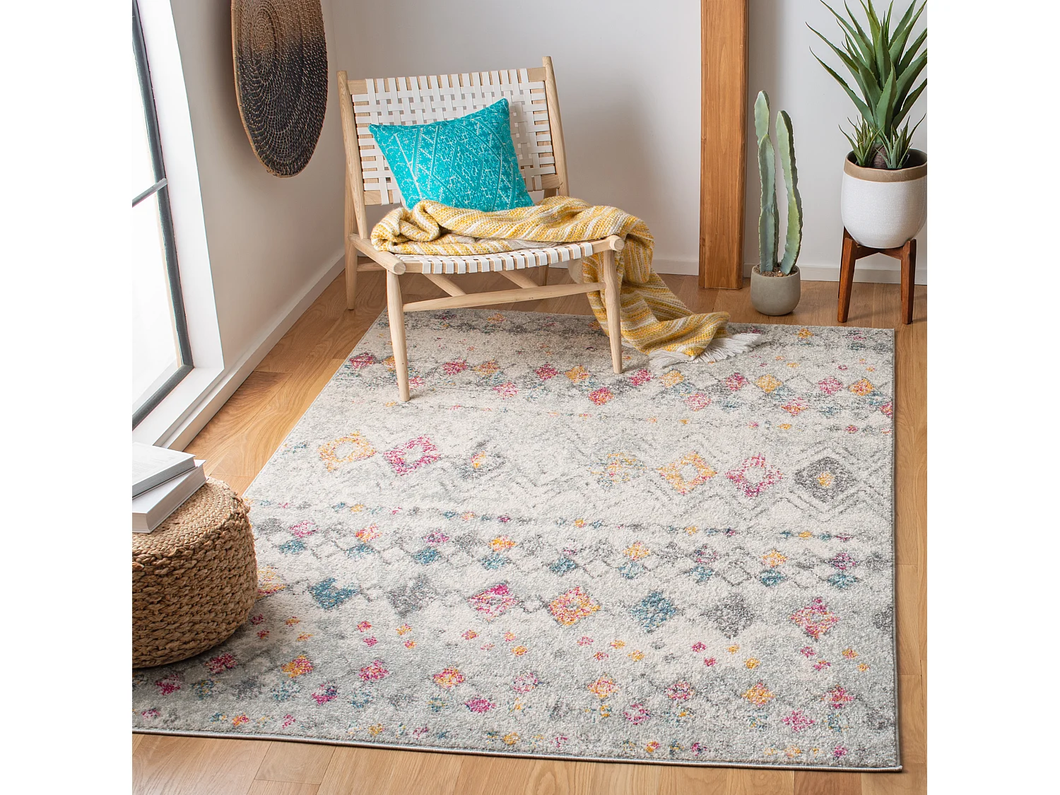 Tapis Gris/Or 155 X 229 cm - Skylar