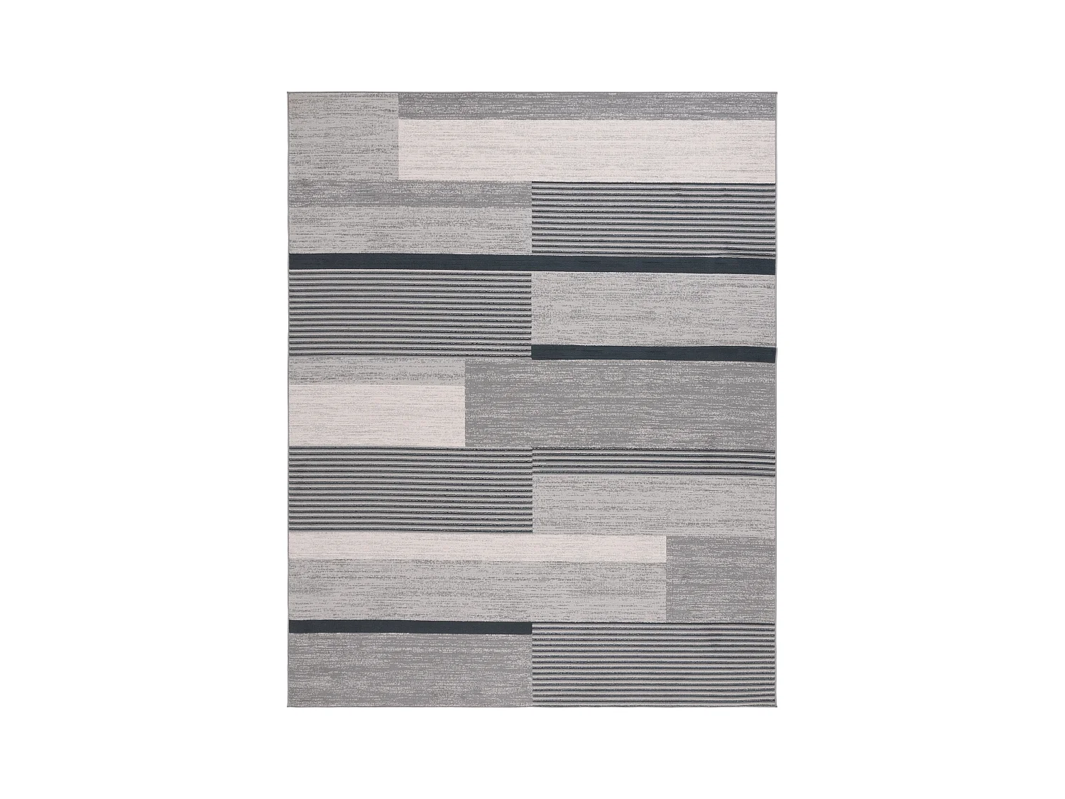 Tapis Gris/Noir Ivoire 244 X 305 cm - Ellington