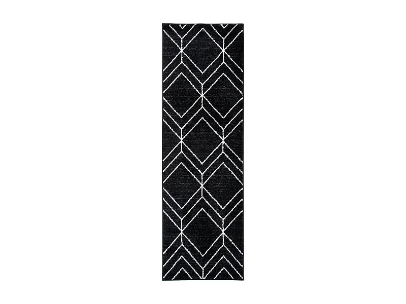 Tapis Noir/Ivoire 76 X 183 cm - Mia