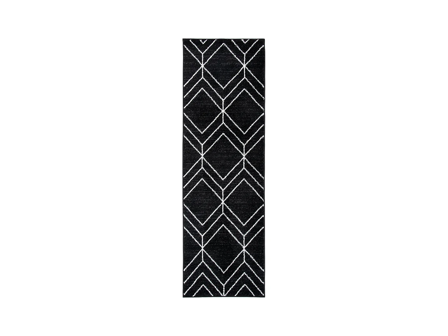 Tapis Noir/Ivoire 76 X 183 cm - Mia